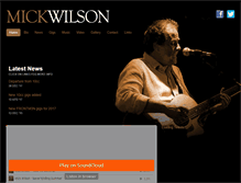 Tablet Screenshot of mickywilson.com